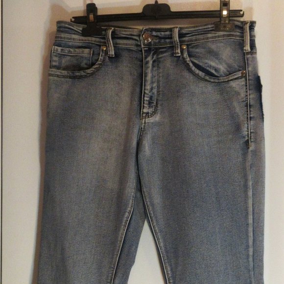 ETHANOL Mens Slim Hyper Stretch Motion Denim Jean Pants Size: 34x32 - Picture 2 of 7